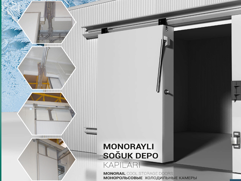 Monoraylı Soğuk Depo Kapıları